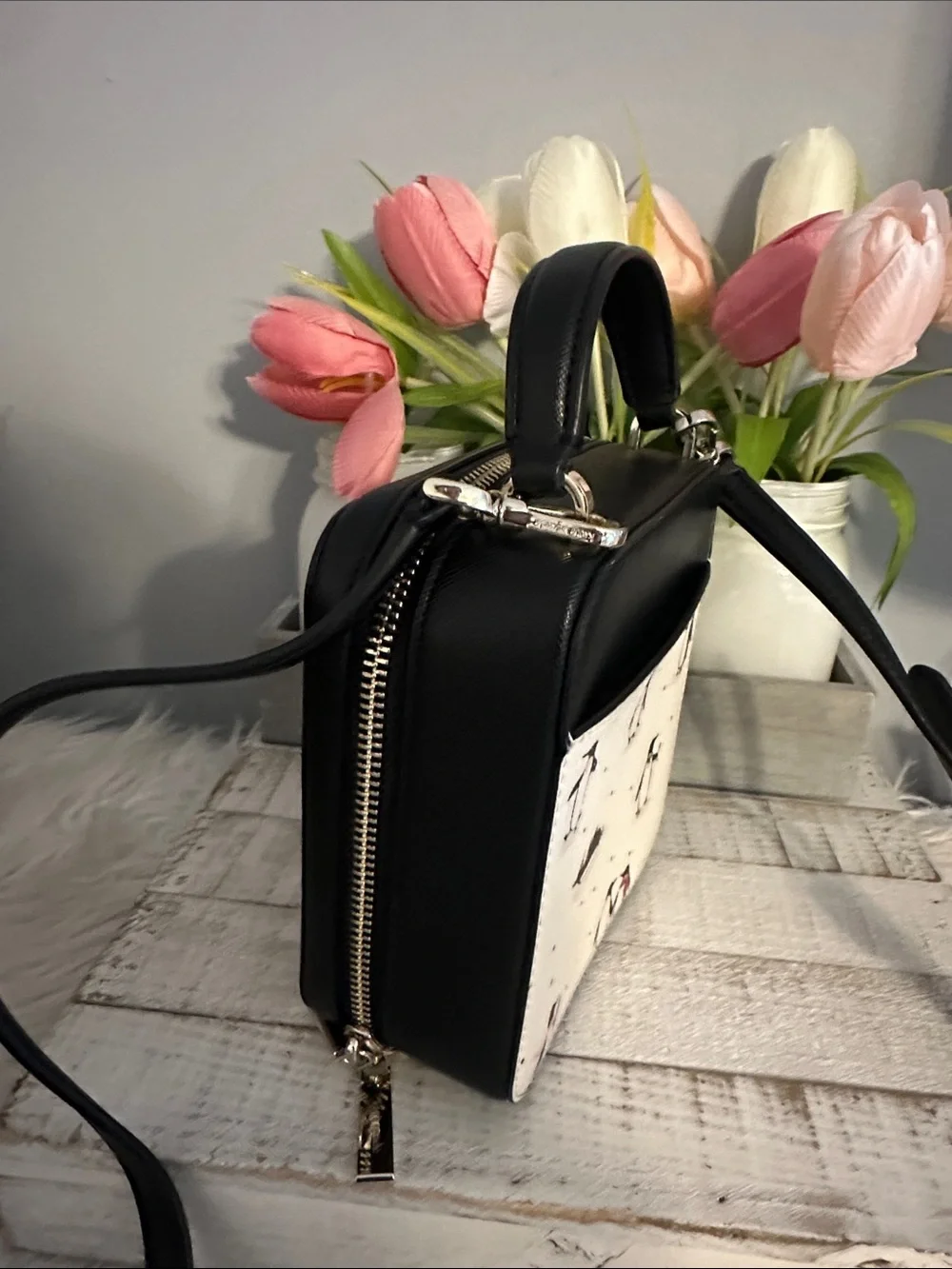 Kate spade vanity penguin crossbody bag